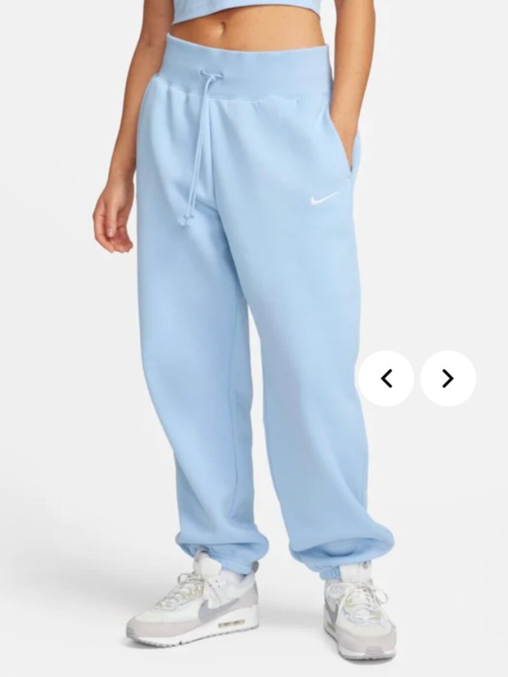 Nike Sportswear Phoenix Fleece High-Waisted Oversized Sweatpants - XS